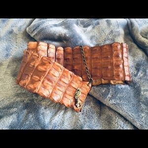 Genuine Crocodile Leather Belt